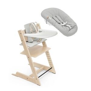 Stokke Tripp Trapp High Chair with Gray Cushion